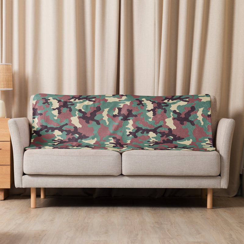 KKO Woodland Russian CAMO Sherpa Blanket