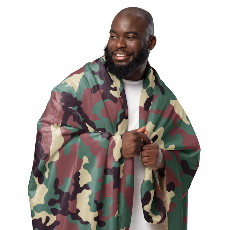 KKO Woodland Russian CAMO Sherpa Blanket