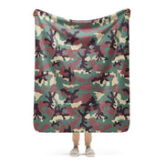 KKO Woodland Russian CAMO Sherpa Blanket - 50″×60″