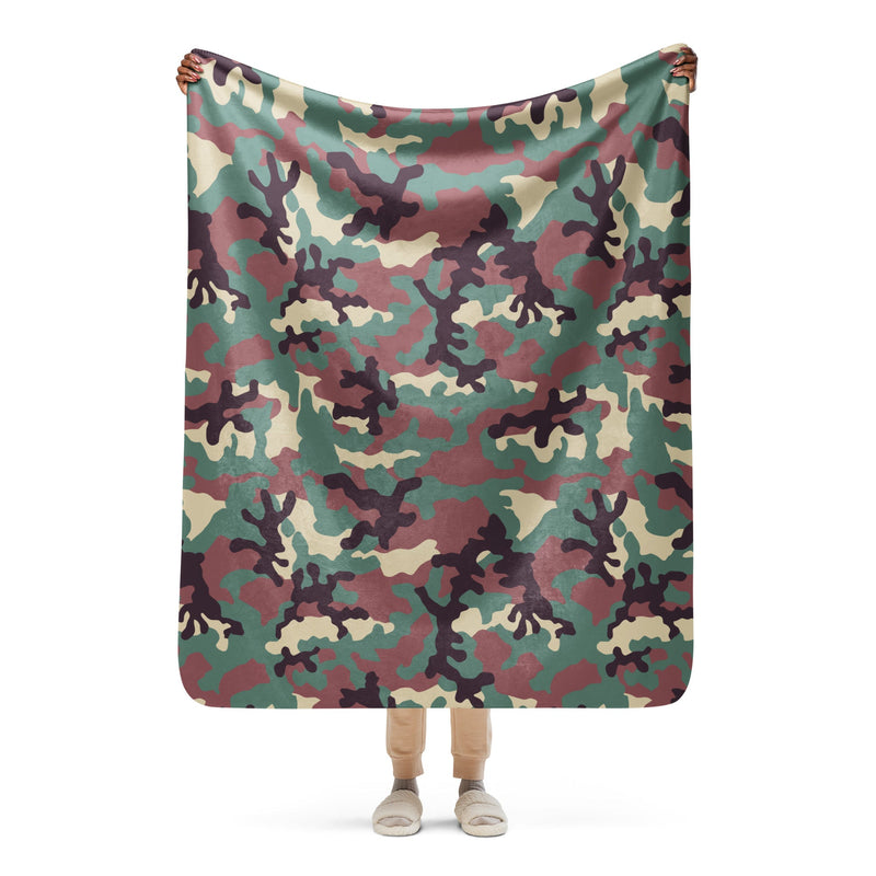 KKO Woodland Russian CAMO Sherpa Blanket - 50″×60″