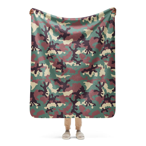 KKO Woodland Russian CAMO Sherpa Blanket - 50″×60″