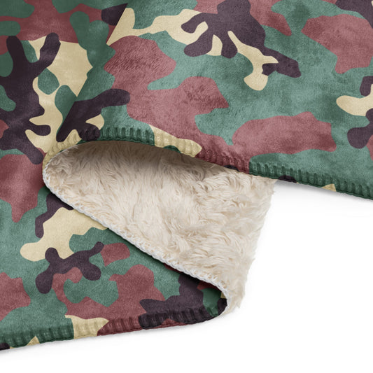 Russian KKO Woodland CAMO Sherpa blanket - Blankets