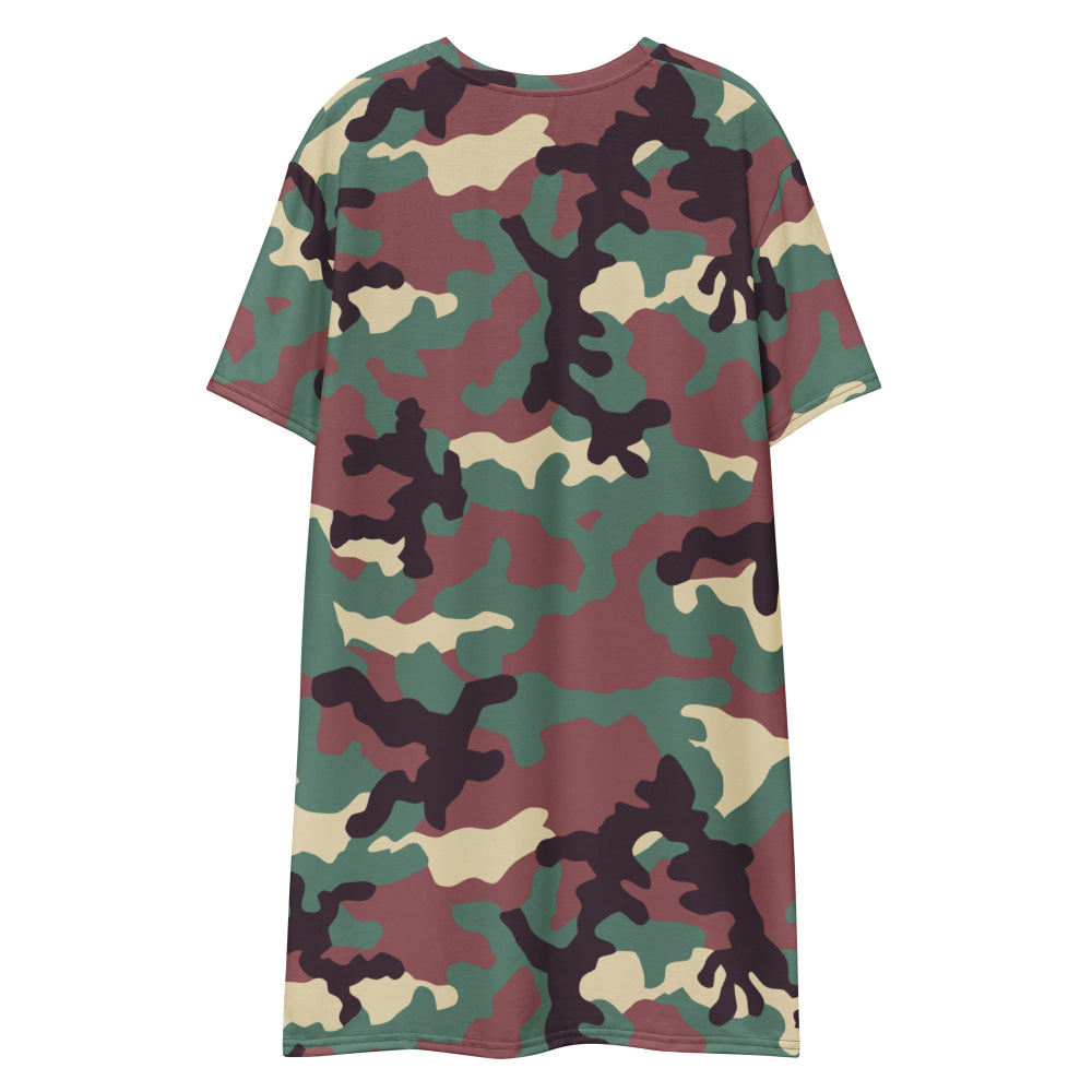 Russian KKO Woodland CAMO T-shirt dress - Womens T-Shirt Dress