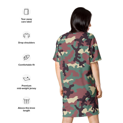 Russian KKO Woodland CAMO T-shirt dress - Womens T-Shirt Dress