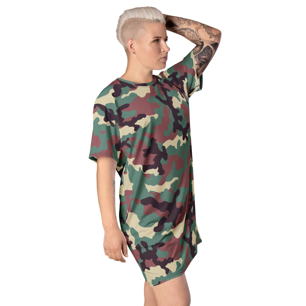 Russian KKO Woodland CAMO T-shirt dress - Womens T-Shirt Dress