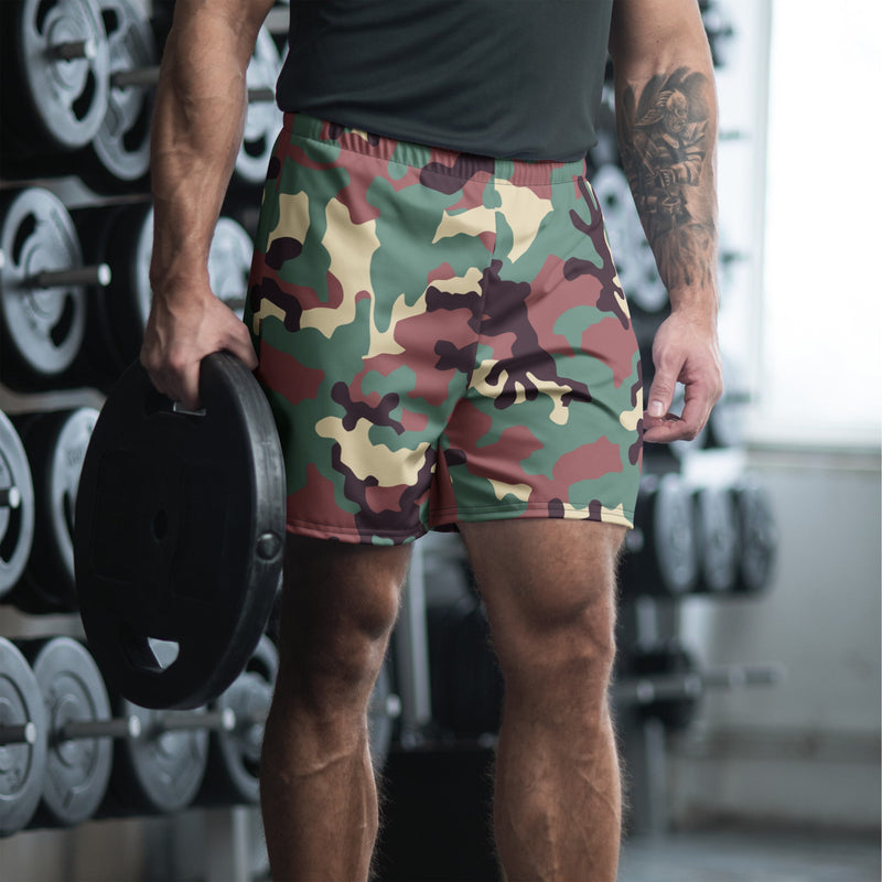 KKO Woodland Russian CAMO Unisex Athletic Long Shorts - XS