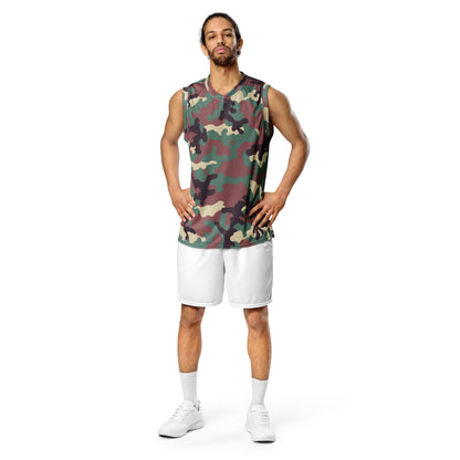 Russian KKO Woodland CAMO unisex basketball jersey - Unisex Basketball Jersey