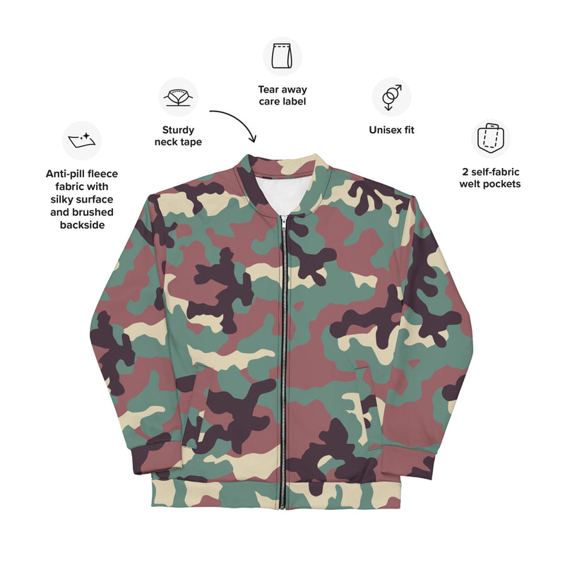 KKO Woodland Russian CAMO Unisex Bomber Jacket