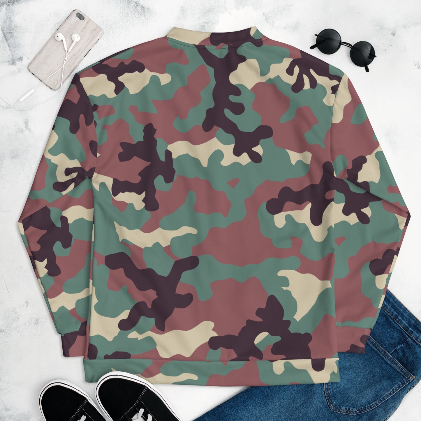 Russian KKO Woodland CAMO Unisex Bomber Jacket - Jackets