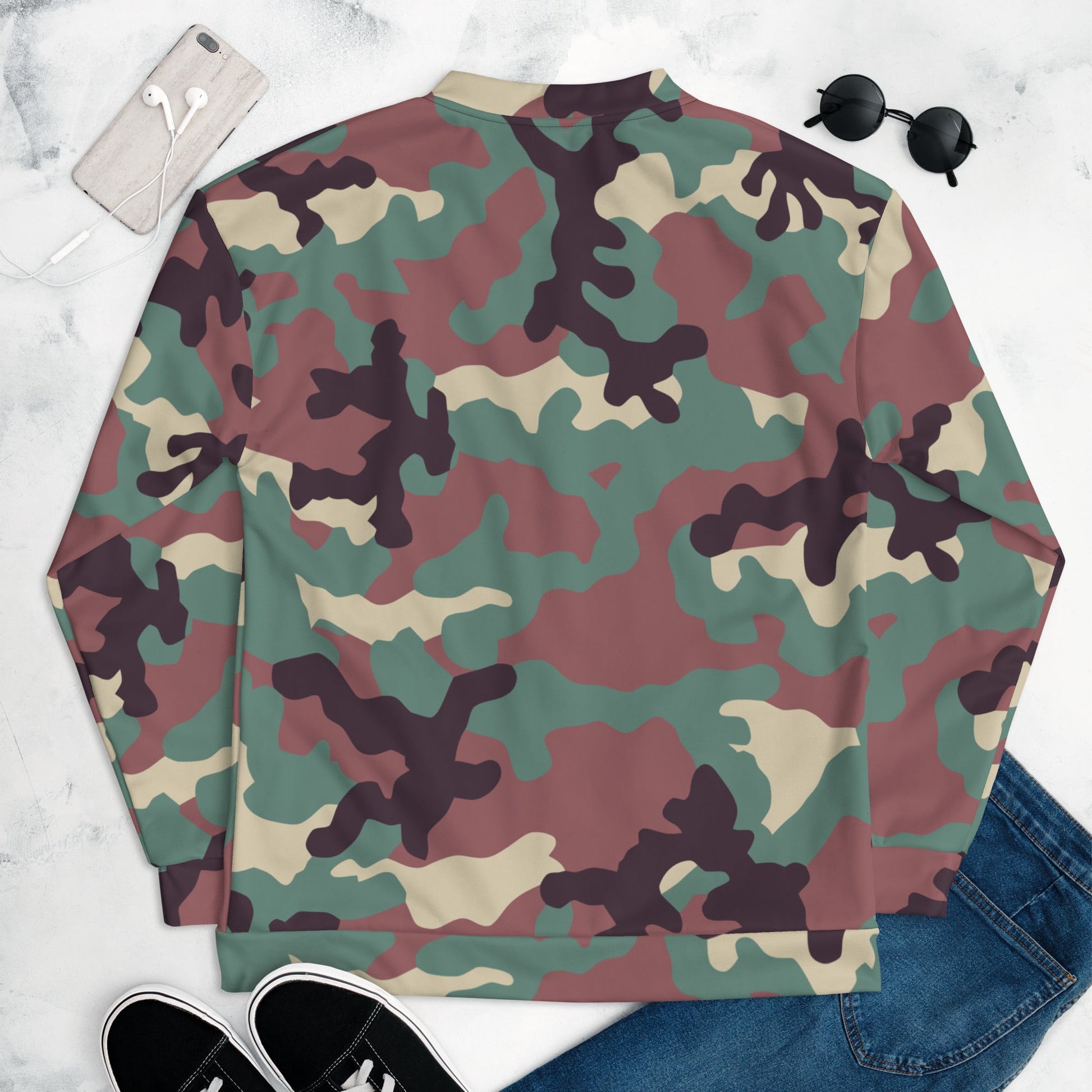 Russian KKO Woodland CAMO Unisex Bomber Jacket - Jackets