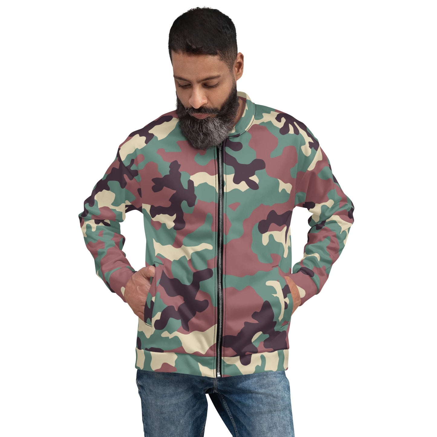 Russian KKO Woodland CAMO Unisex Bomber Jacket - Jackets