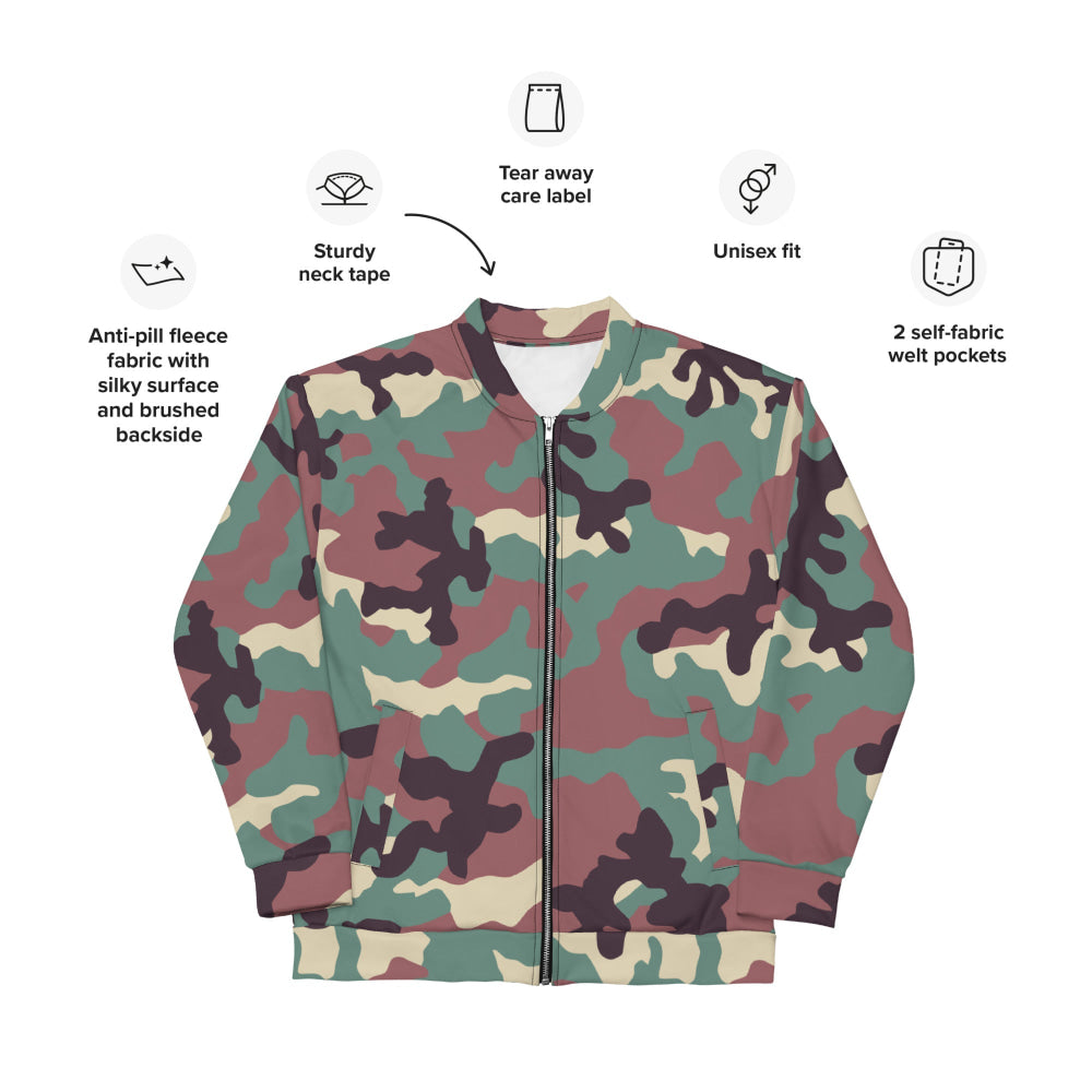 Russian KKO Woodland CAMO Unisex Bomber Jacket