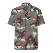 KKO Woodland Russian CAMO Unisex Short-Sleeve Button Shirt - Button-Up