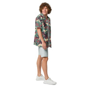KKO Woodland Russian CAMO Unisex Short-Sleeve Button Shirt - Button-Up