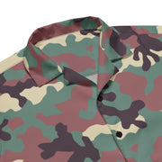 KKO Woodland Russian CAMO Unisex Short-Sleeve Button Shirt - Button-Up