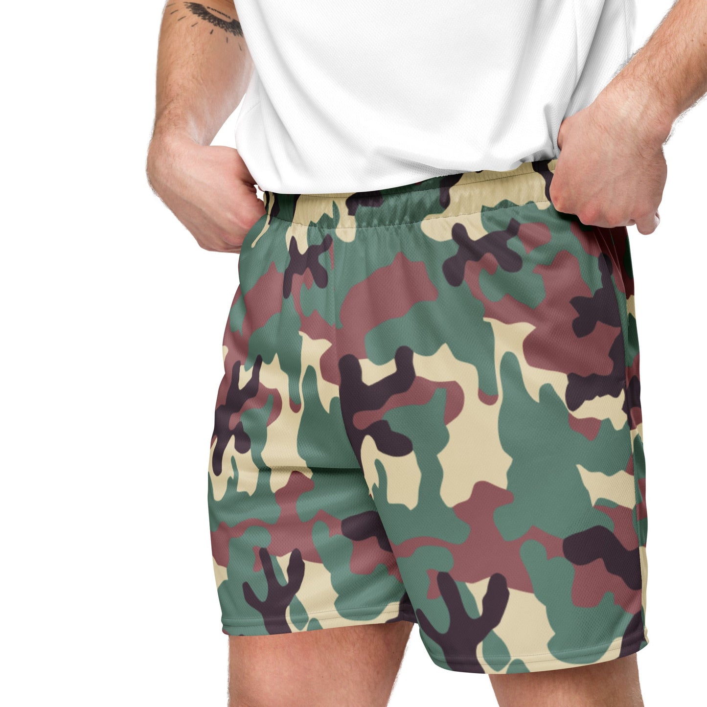 Russian KKO Woodland CAMO Unisex Mesh Shorts