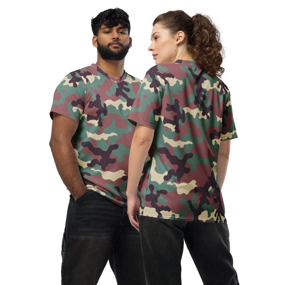 Russian KKO Woodland CAMO unisex sports jersey - 2XS - Unisex Sports Jersey