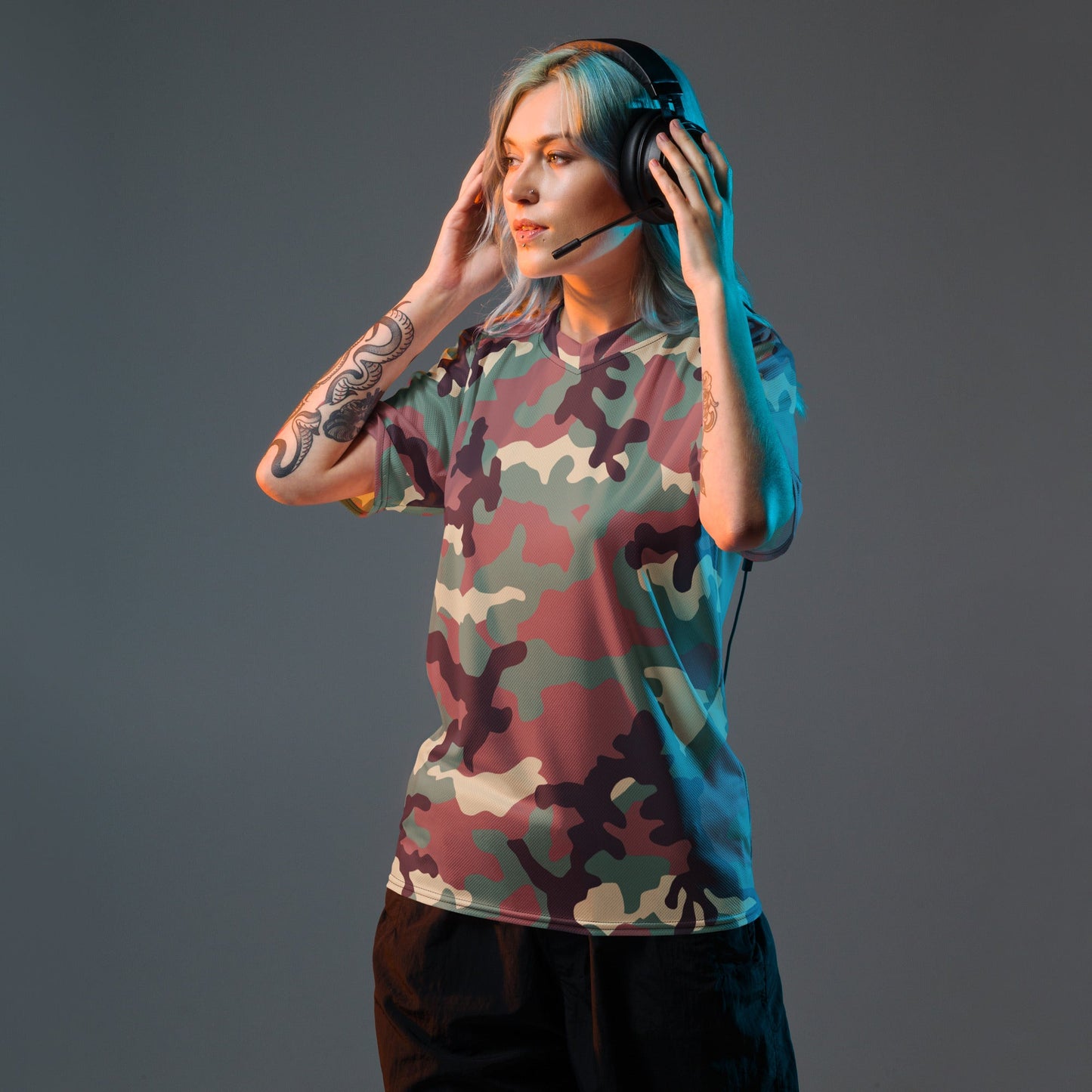 Russian KKO Woodland CAMO unisex sports jersey Sports Jerseys