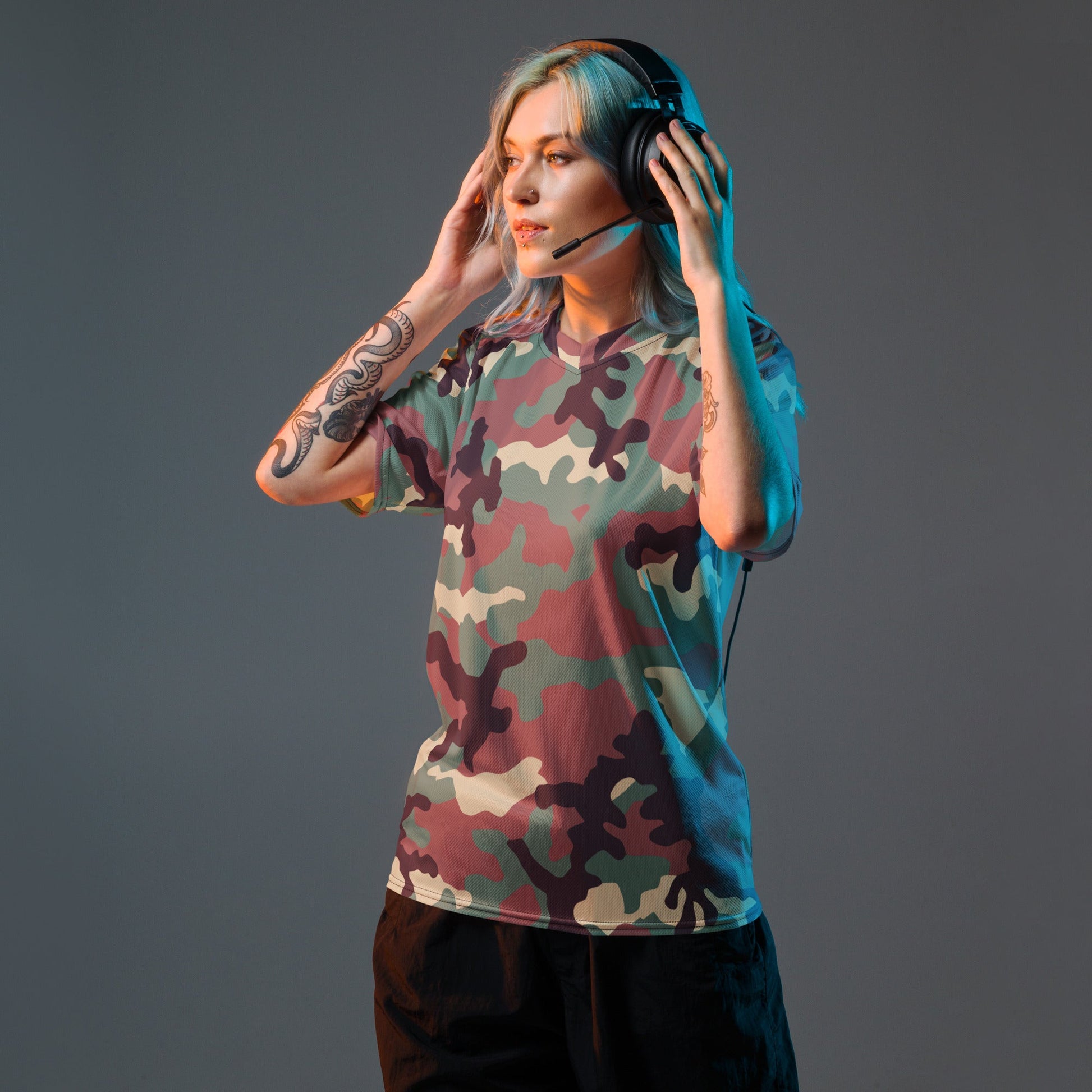 Russian KKO Woodland CAMO unisex sports jersey Sports Jerseys