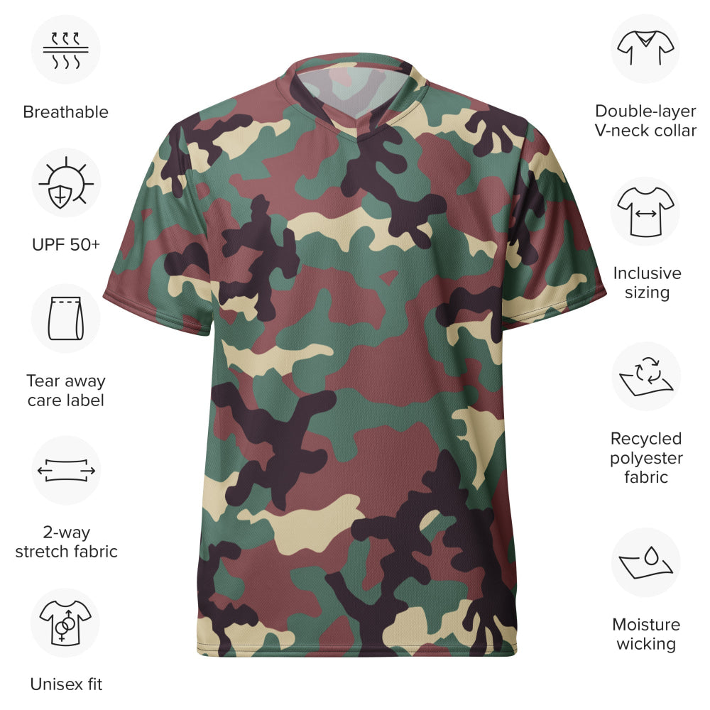 Russian KKO Woodland CAMO unisex sports jersey - Unisex Sports Jersey