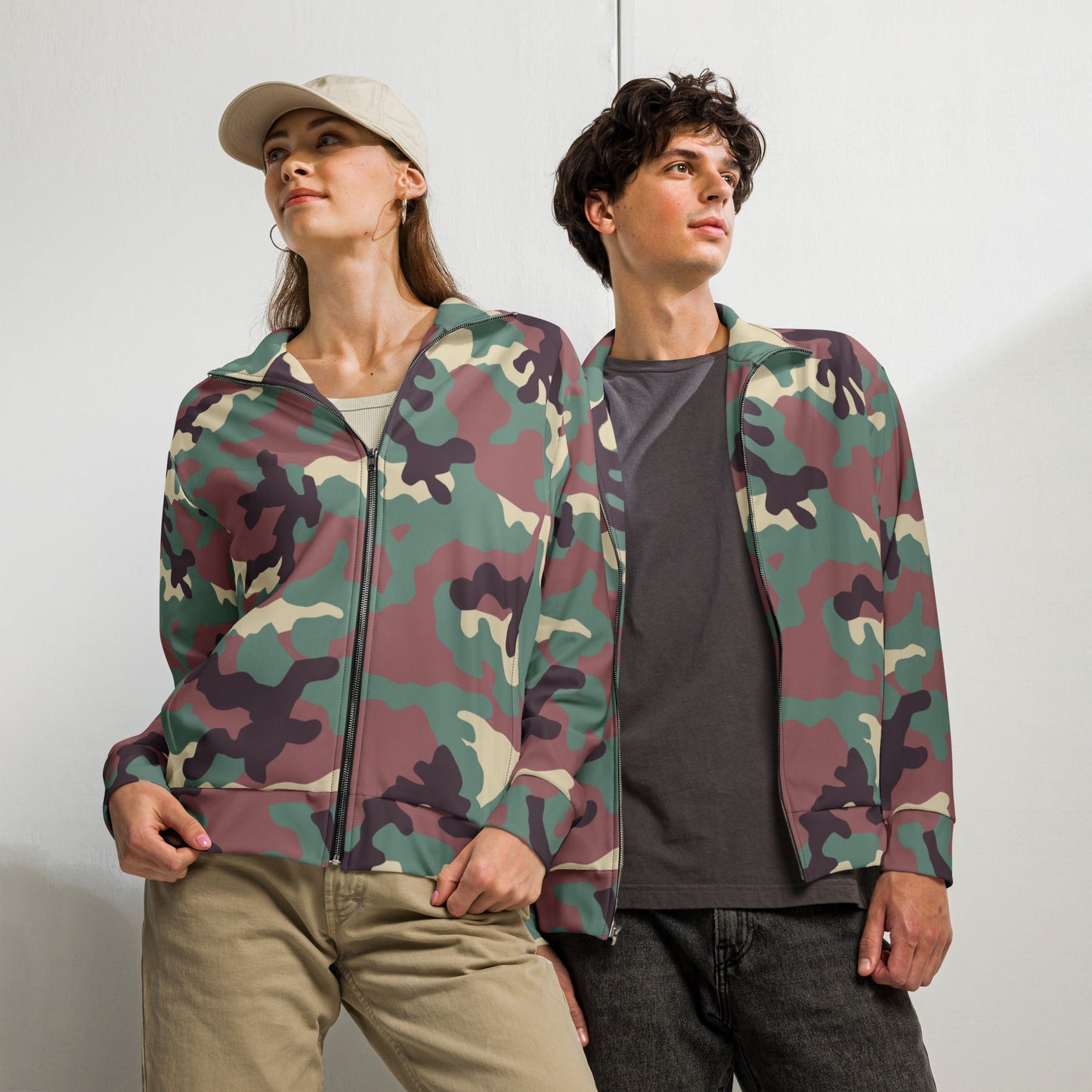 Russian KKO Woodland CAMO Unisex track jacket - 2XS - Track Jackets