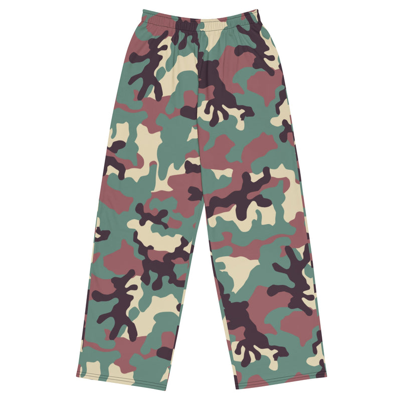 KKO Woodland Russian CAMO Unisex Wide-Leg Leisure Pants - 2XS - Pant