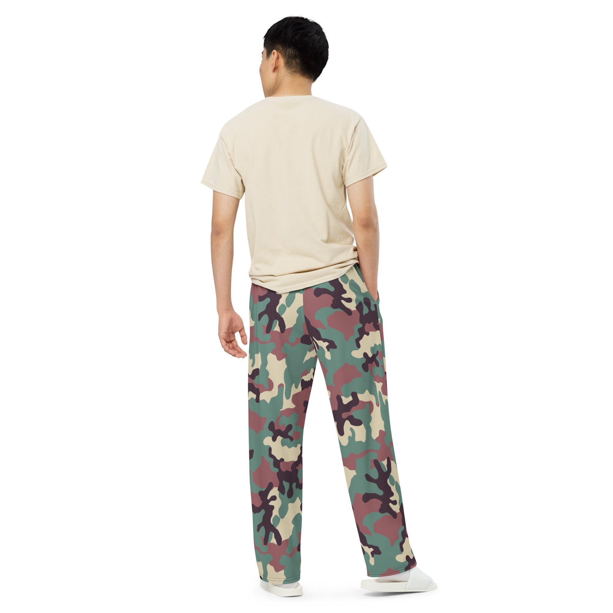 CAMO HQ - Russian KKO Woodland CAMO Unisex Wide-Leg Leisure Pants
