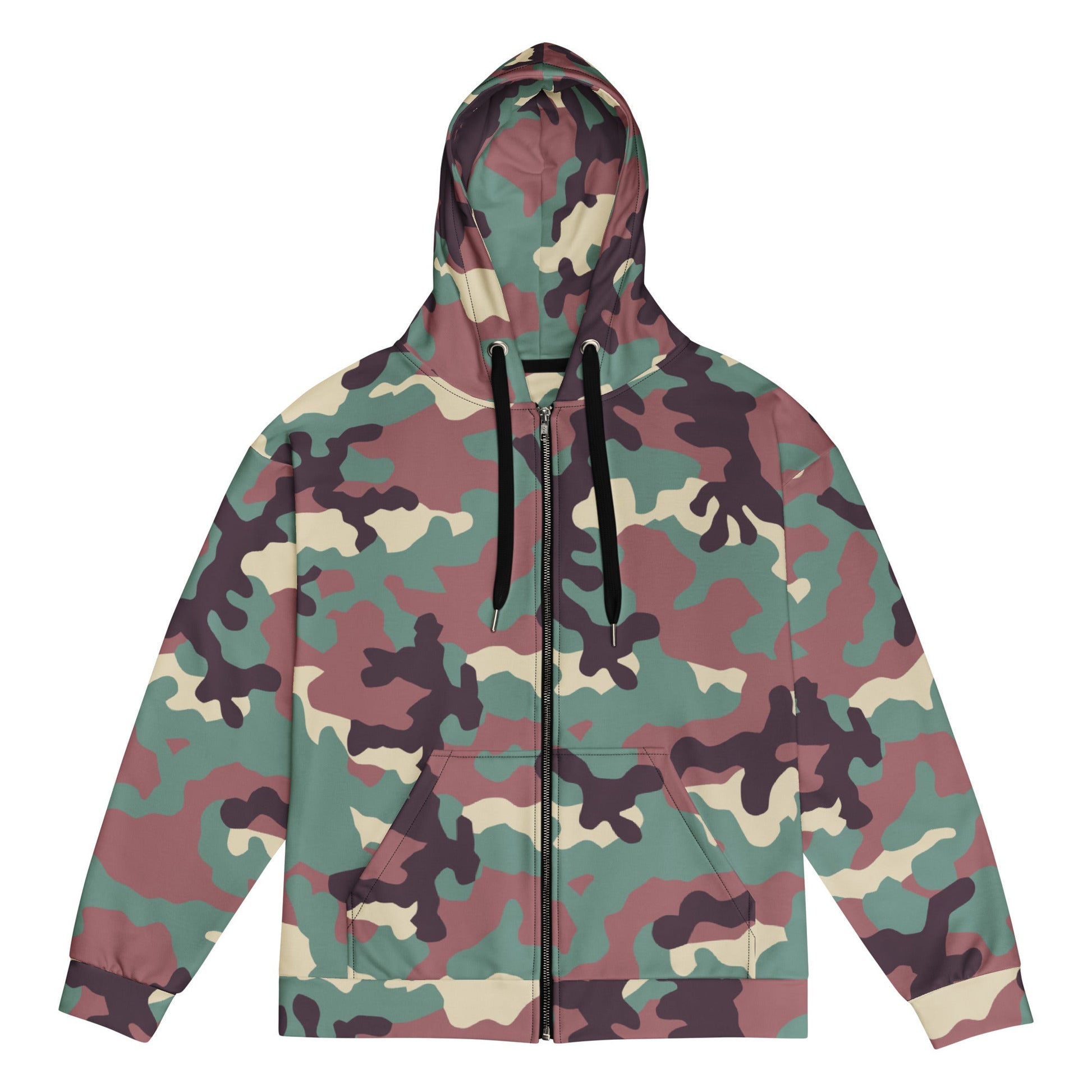 Russian KKO Woodland CAMO Unisex zip hoodie - 2XS - Zip Hoodies