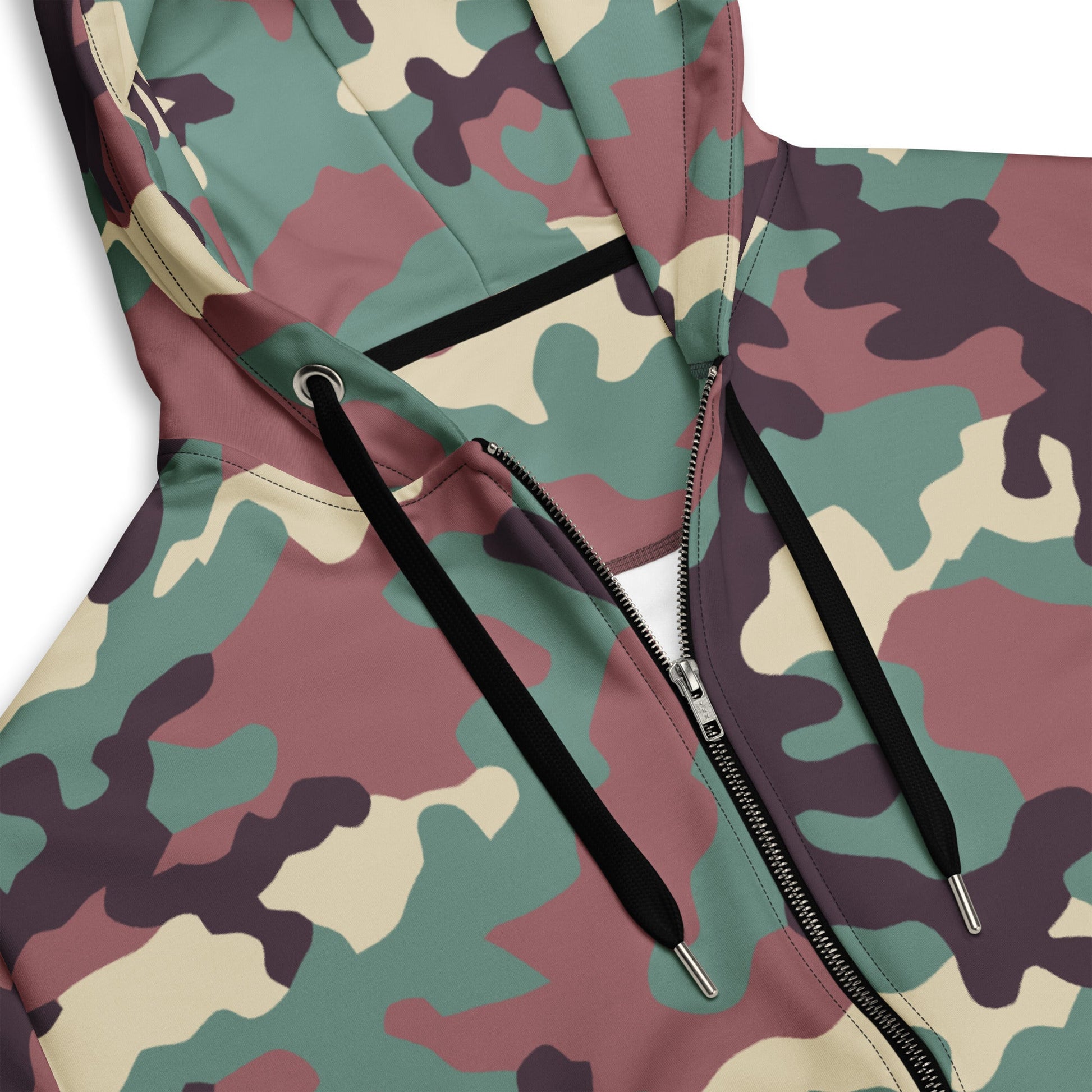 Russian KKO Woodland CAMO Unisex zip hoodie - Zip Hoodies