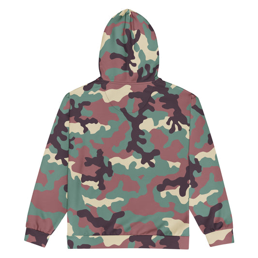 Russian KKO Woodland CAMO Unisex zip hoodie - Zip Hoodies