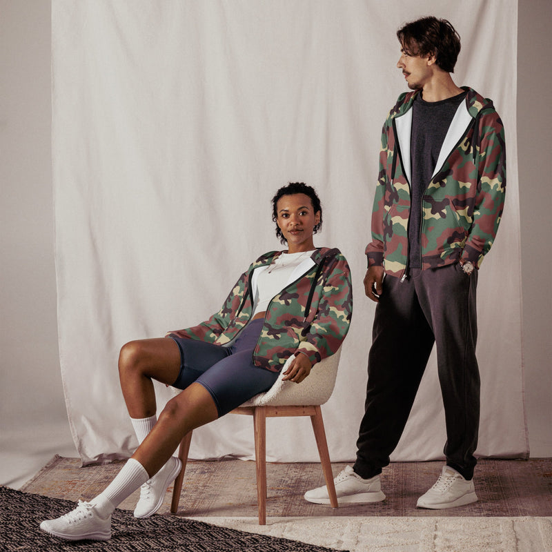 KKO Woodland Russian CAMO Unisex Zip Hoodie