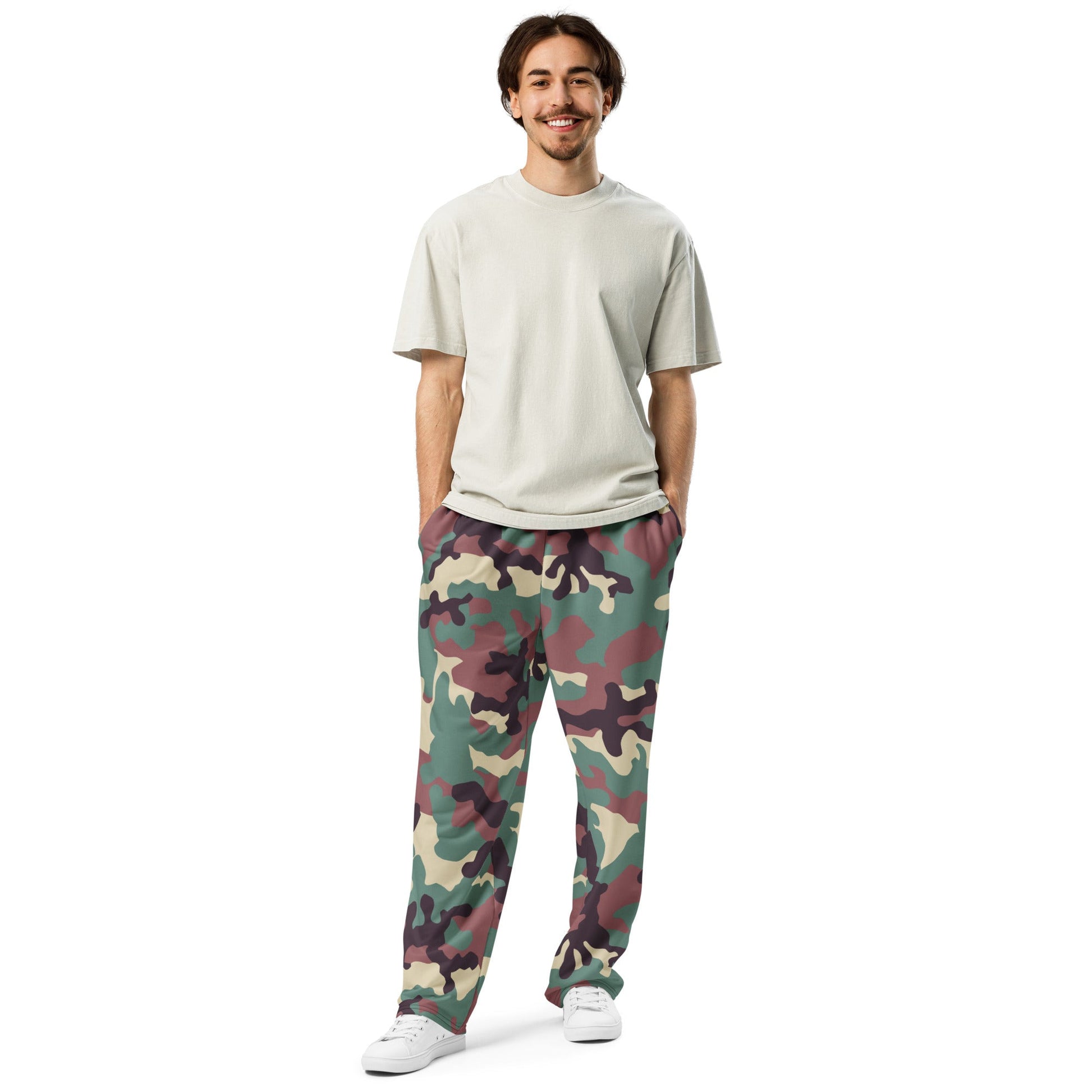 Russian KKO Woodland CAMO Wide-leg joggers - Joggers