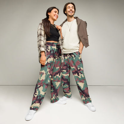 Russian KKO Woodland CAMO Wide-leg joggers - 2XS - Joggers