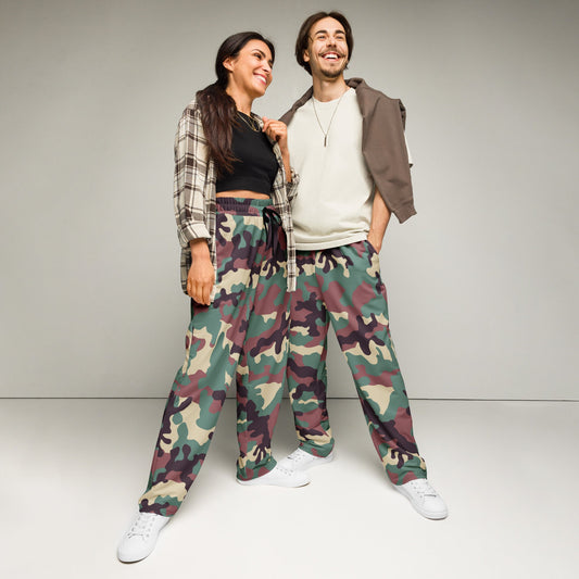 Russian KKO Woodland CAMO Wide-leg joggers - 2XS - Joggers