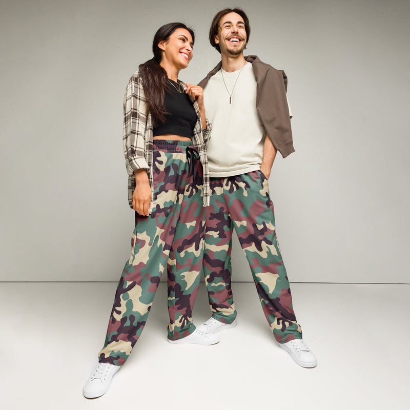 KKO Woodland Russian CAMO Unisex Wide-Leg Joggers - 2XS