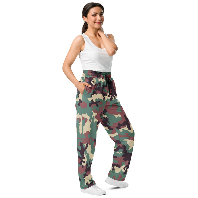 KKO Woodland Russian CAMO Unisex Wide-Leg Joggers