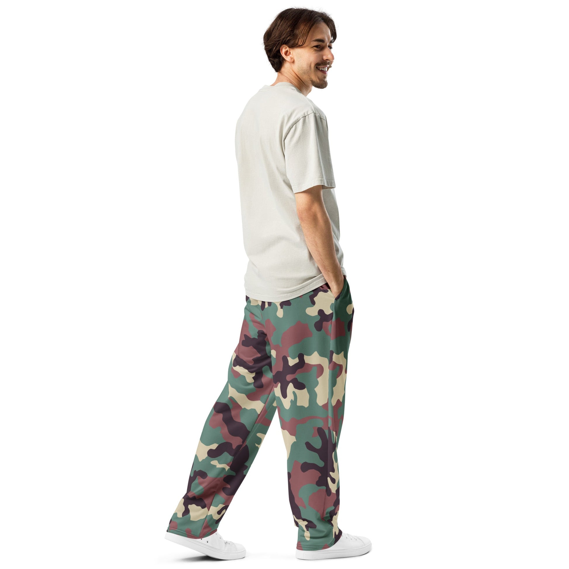 Russian KKO Woodland CAMO Wide-leg joggers - Joggers