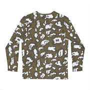 KLMK Red Dawn CAMO Unisex Long-Sleeve Shirt