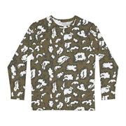 KLMK Red Dawn CAMO Unisex Long-Sleeve Shirt - XS