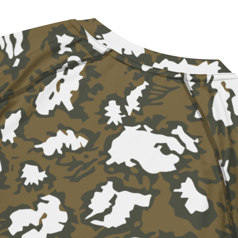 KLMK Red Dawn CAMO Mens Short-Sleeve Rash Guard - SS