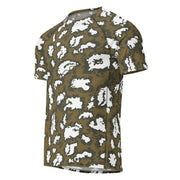 KLMK Red Dawn CAMO Mens Short-Sleeve Rash Guard - SS