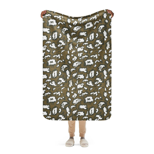 KLMK Red Dawn CAMO Sherpa Blanket - 37″×57″