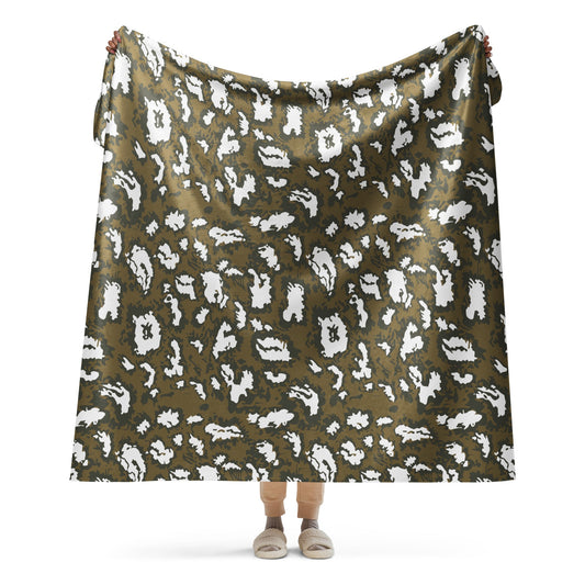 Russian KLMK Red Dawn BROWN Movie CAMO Sherpa blanket - 60″×80″ - Blankets