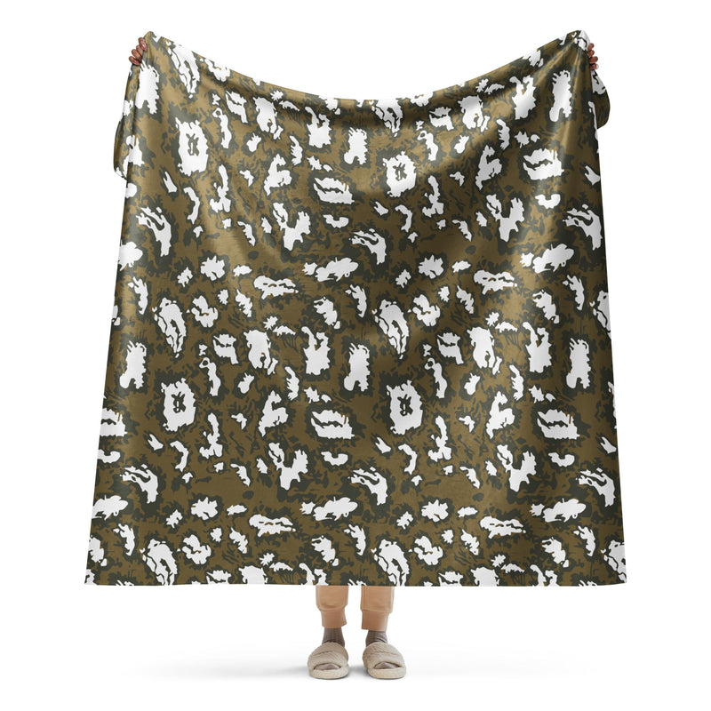 KLMK Red Dawn CAMO Sherpa Blanket - 60″×80″