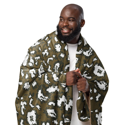 Russian KLMK Red Dawn BROWN Movie CAMO Sherpa blanket - Blankets