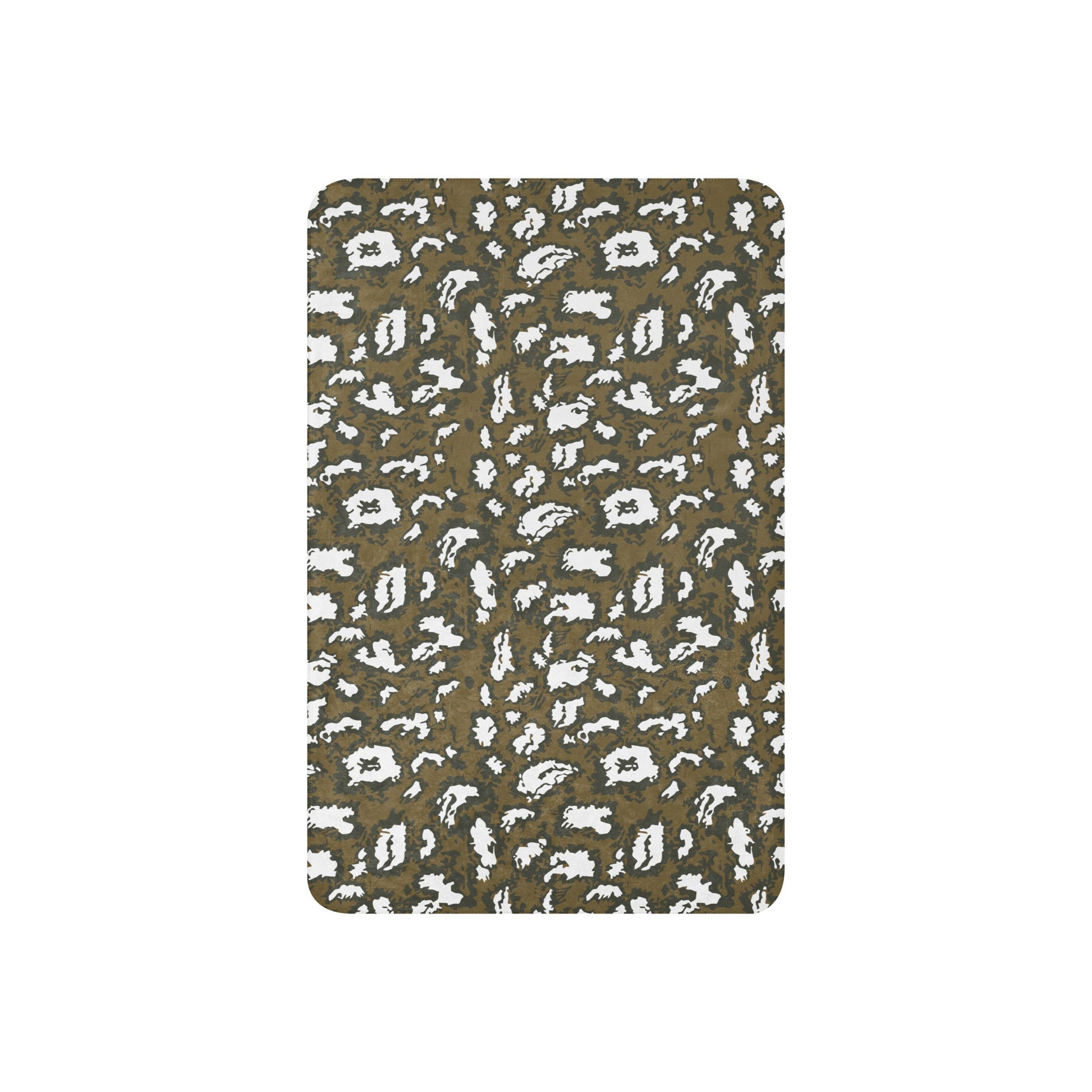 Russian KLMK Red Dawn BROWN Movie CAMO Sherpa blanket - Blankets