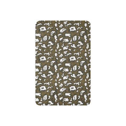 Russian KLMK Red Dawn BROWN Movie CAMO Sherpa blanket - Blankets