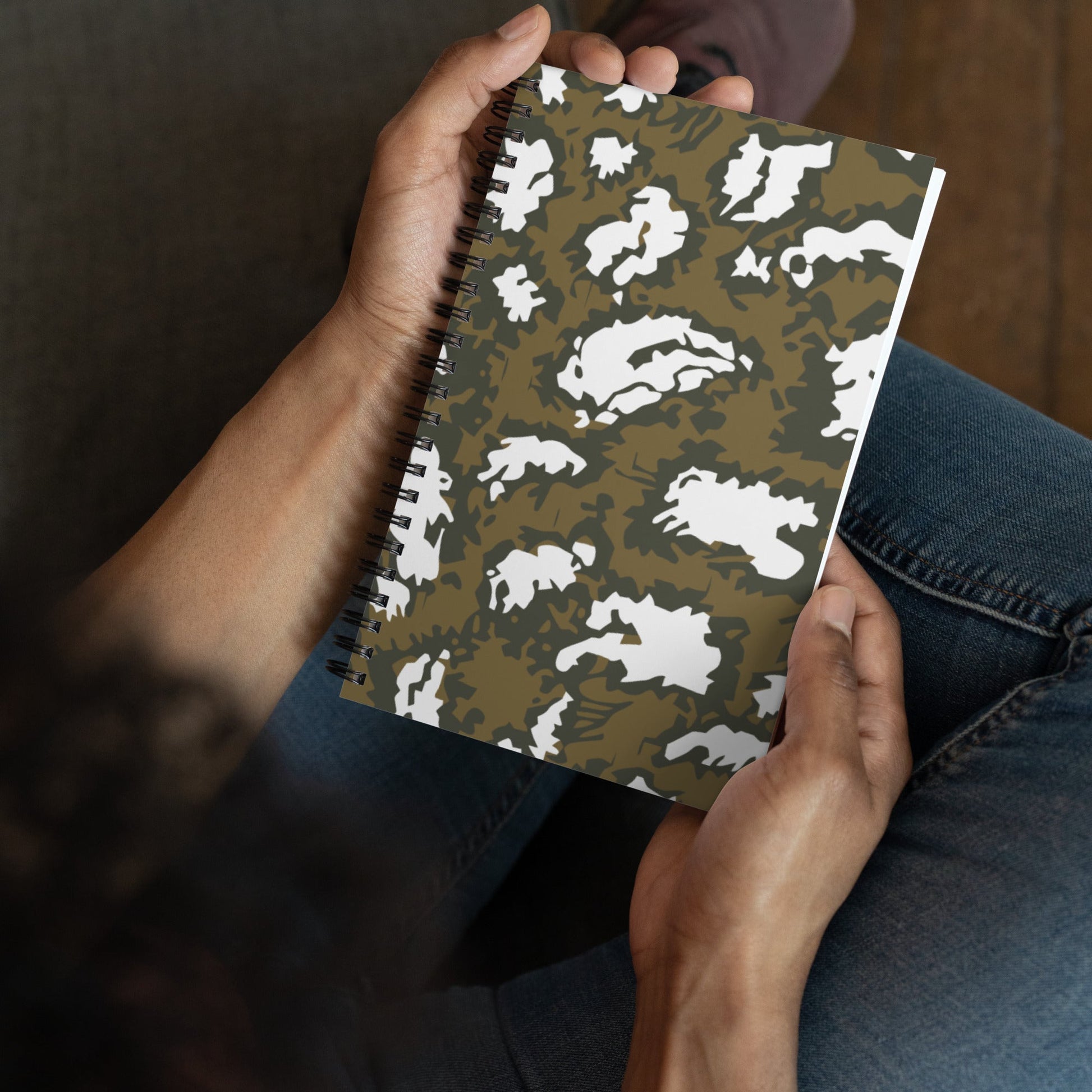 Russian KLMK Red Dawn BROWN Movie CAMO Spiral notebook - Notebooks