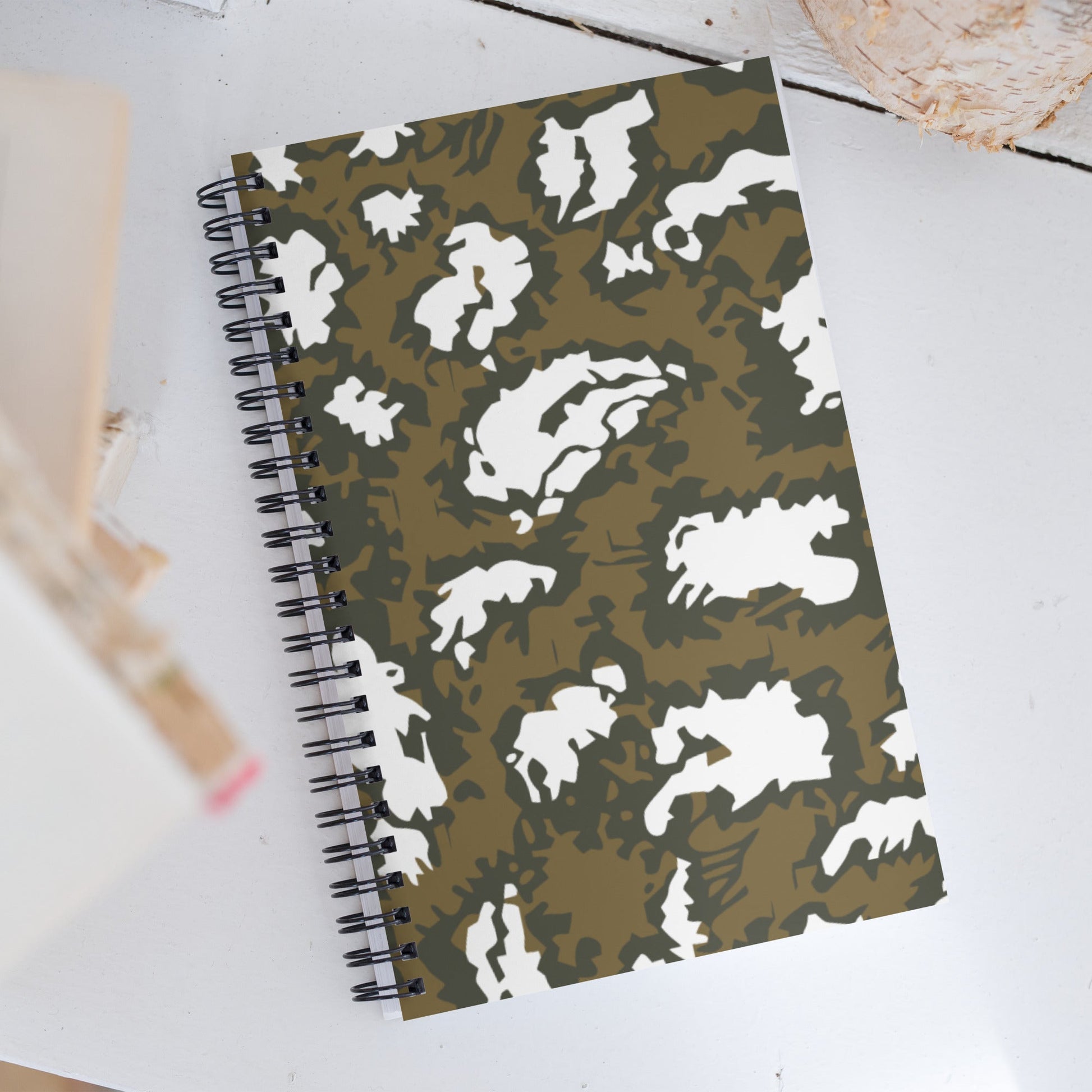 Russian KLMK Red Dawn BROWN Movie CAMO Spiral notebook - Notebooks