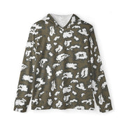KLMK Red Dawn CAMO Unisex Sports Warmup Hoodie - XS